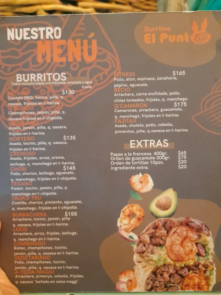 Burritos El Punto Vallarta Photo Menu 3