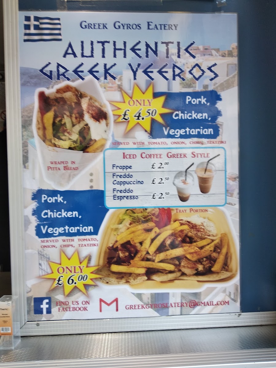 Greek Gyros Eatery Photo Menu 2