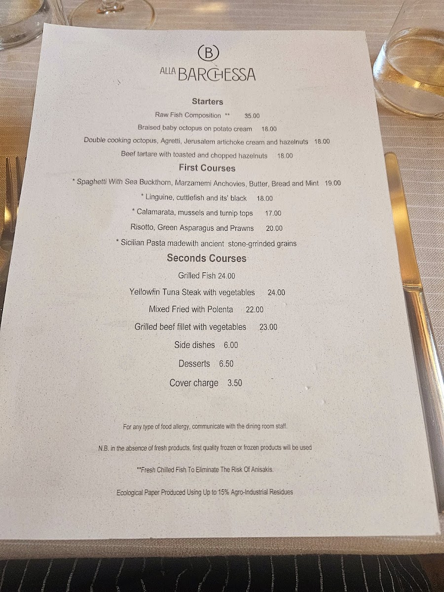 Osteria Alla Barchessa Photo Menu 3