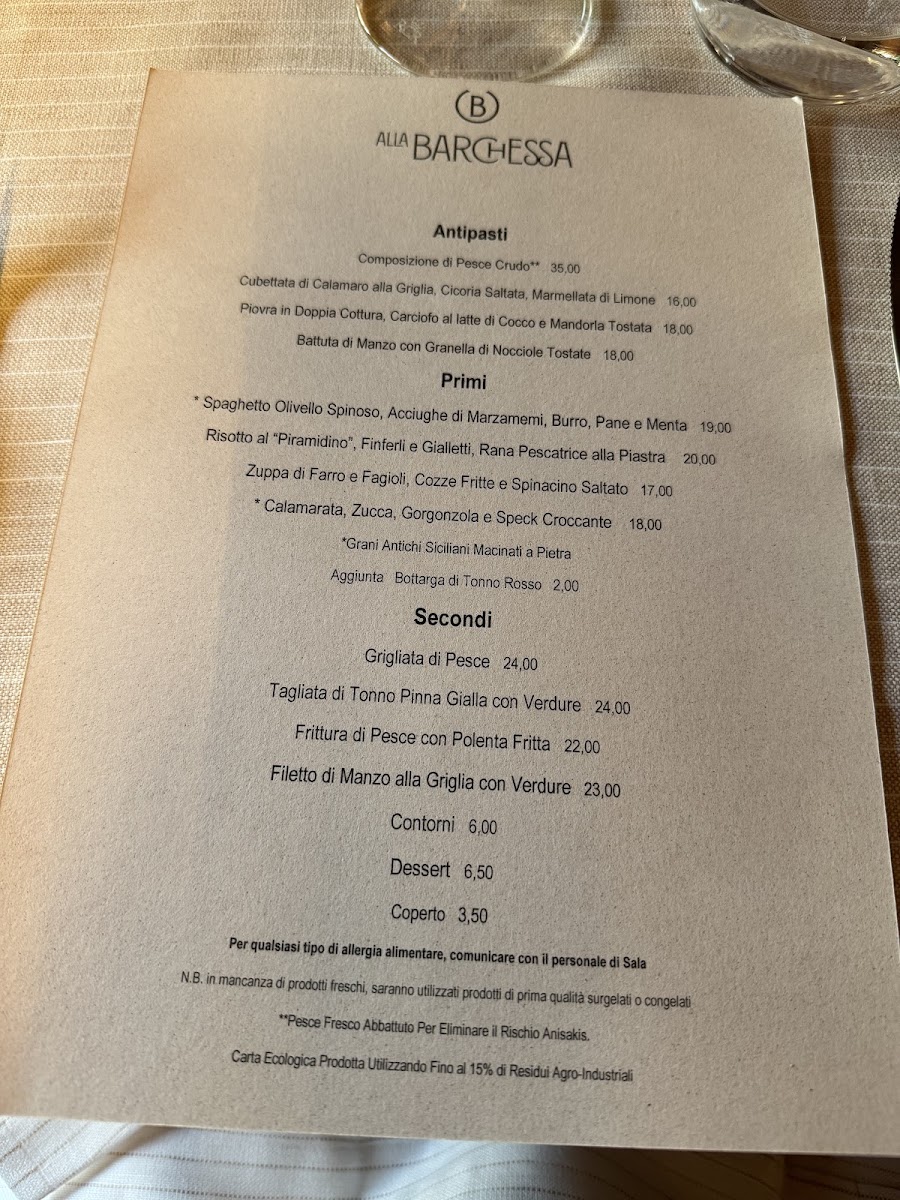Osteria Alla Barchessa Photo Menu 4