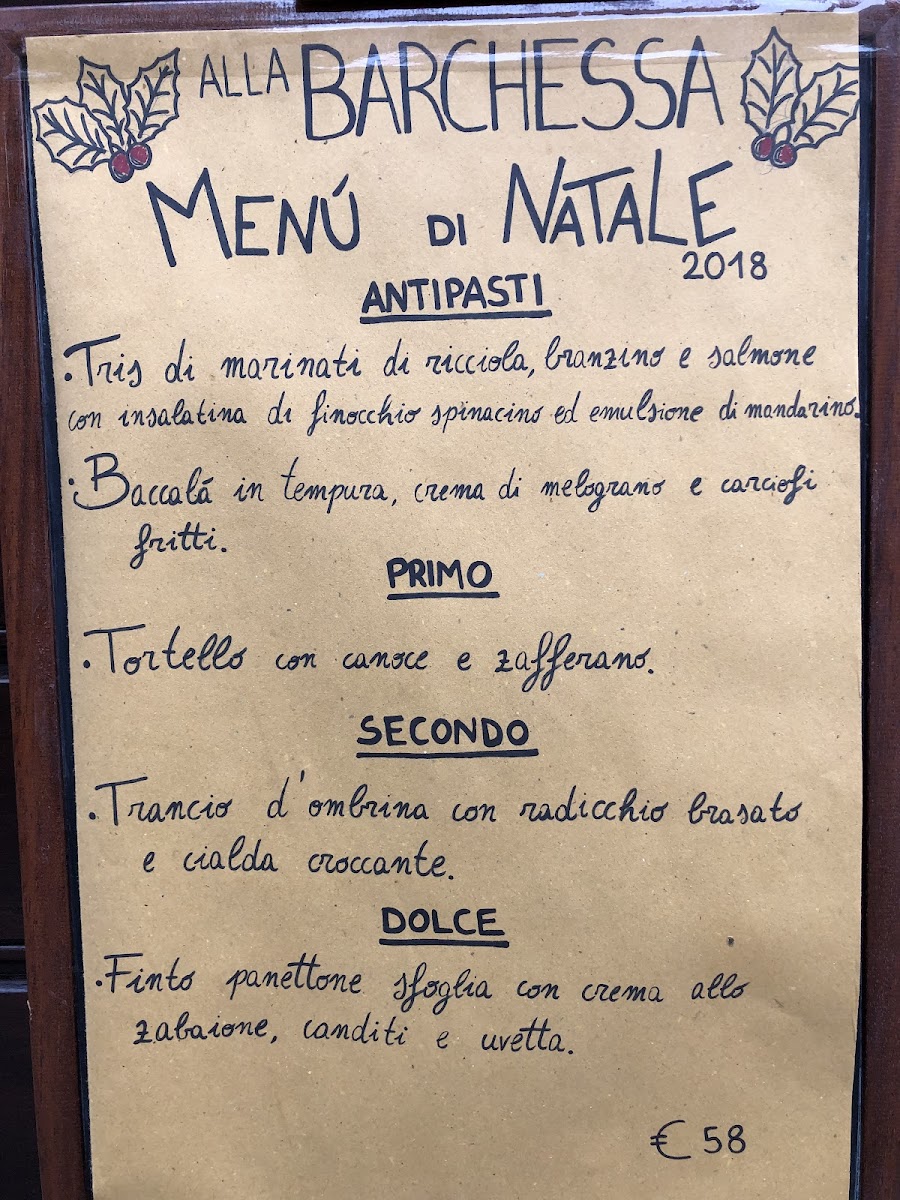 Osteria Alla Barchessa Photo Menu 6