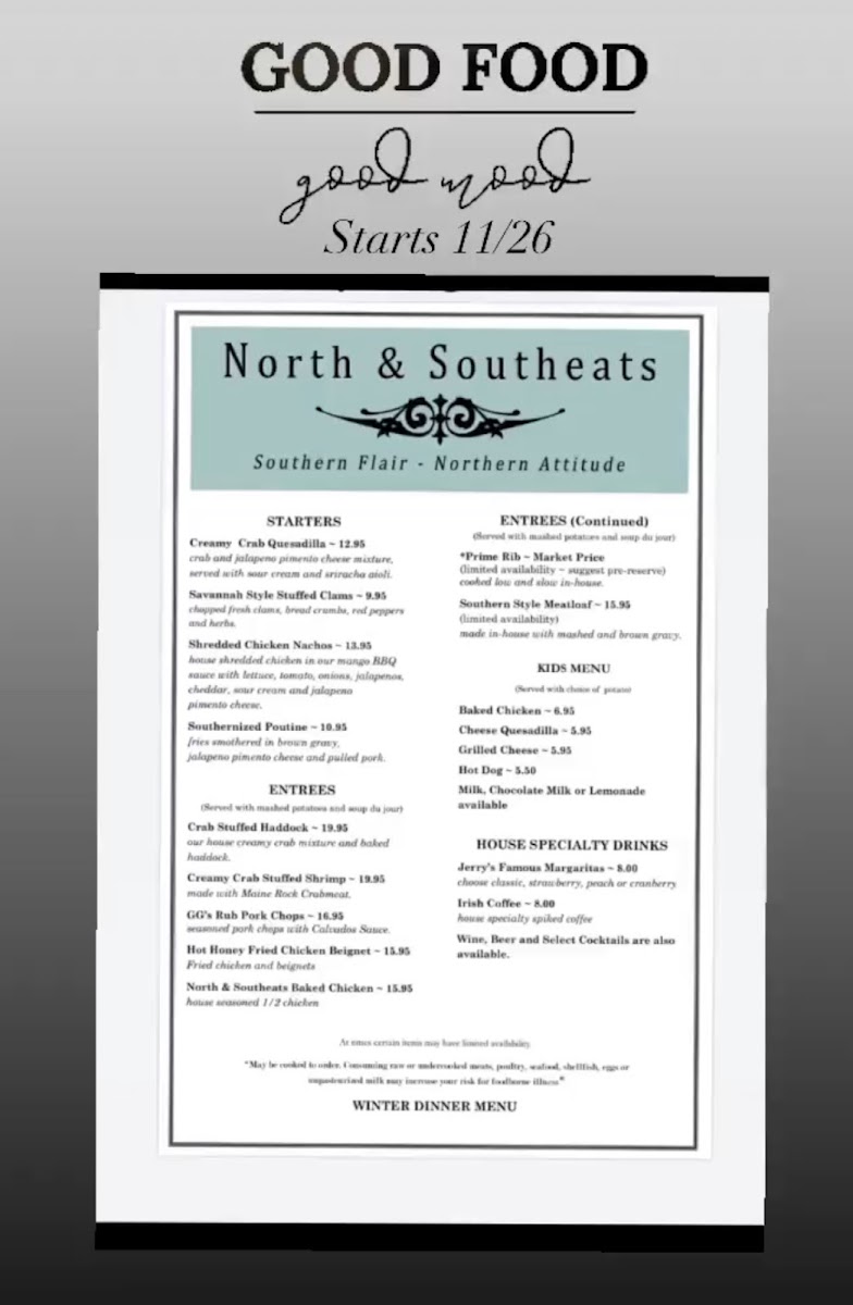 North & Southeats Restaurant Photo Menu 5