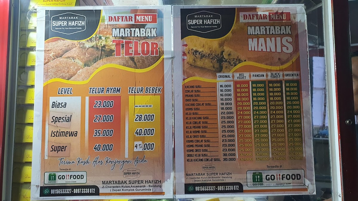 Martabak Super Hafizh Photo Menu 1