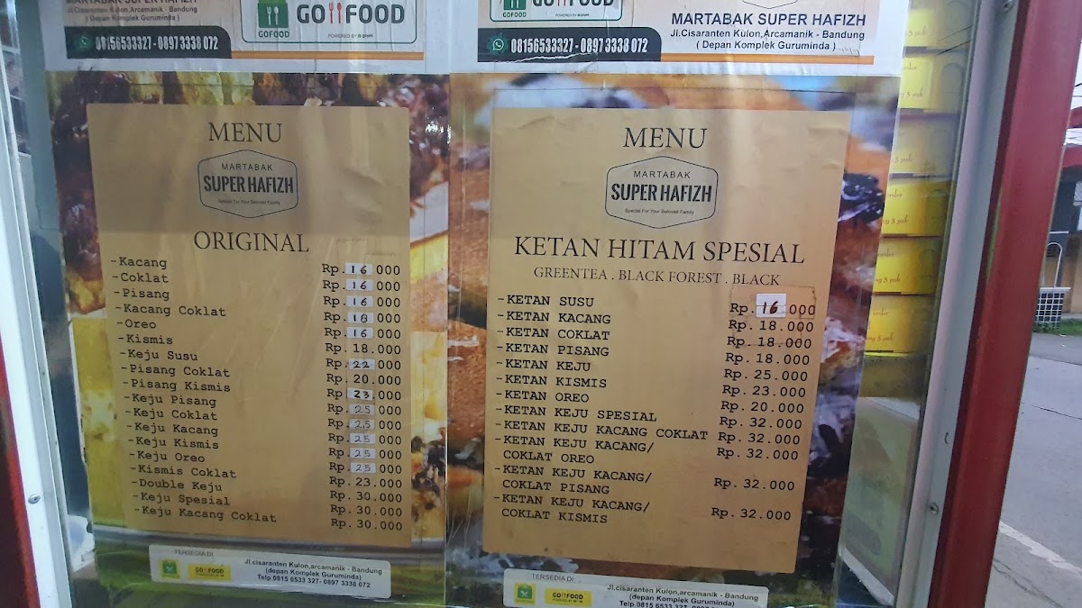 Martabak Super Hafizh Photo Menu 2