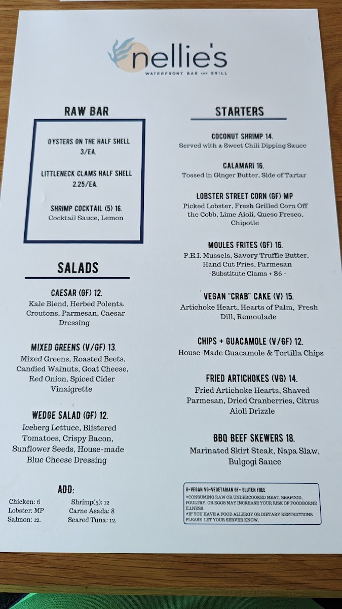 Nellie's Photo Menu 1