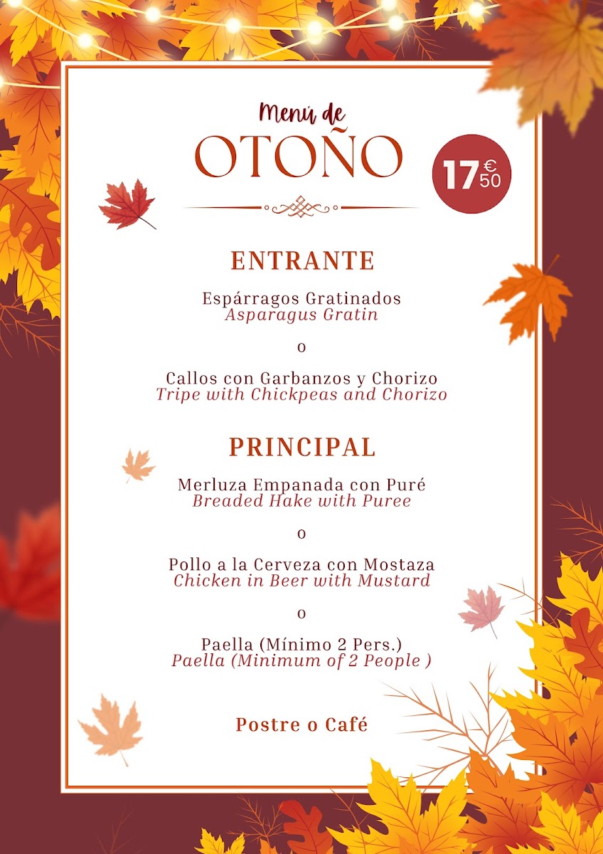 Café Bistro D'Altea Photo Menu 1