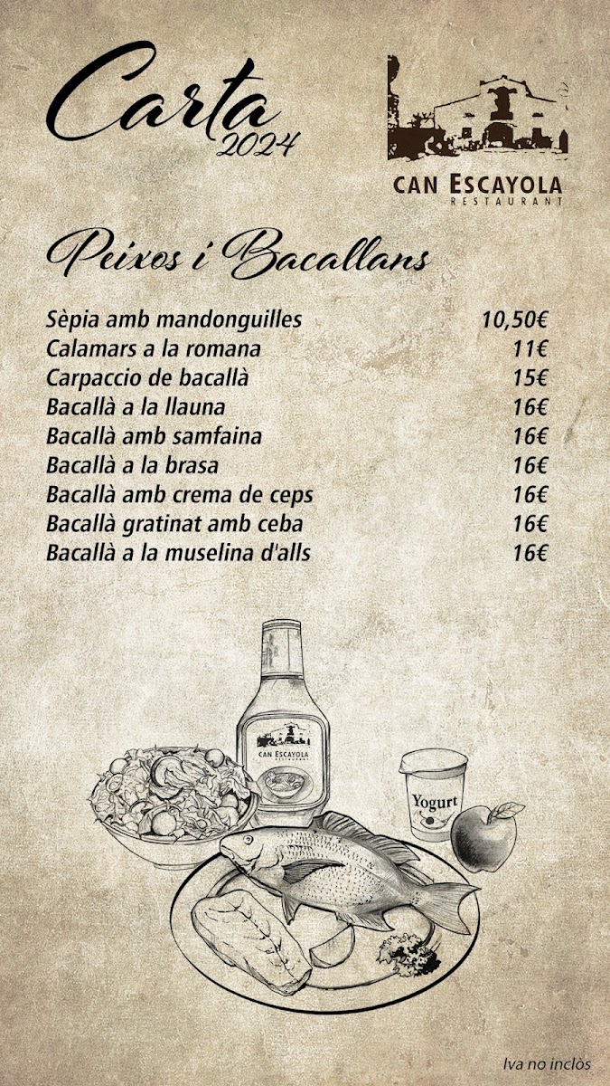 Restaurant Can Escayola Photo Menu 8