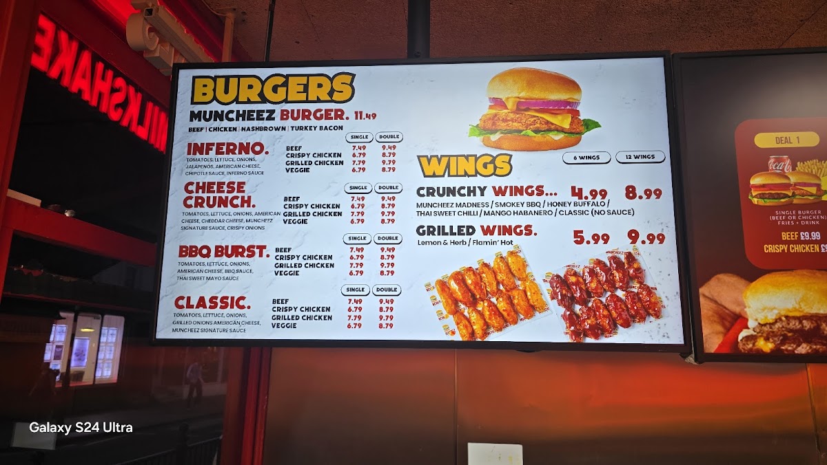 Muncheez Notting Hill Photo Menu 2