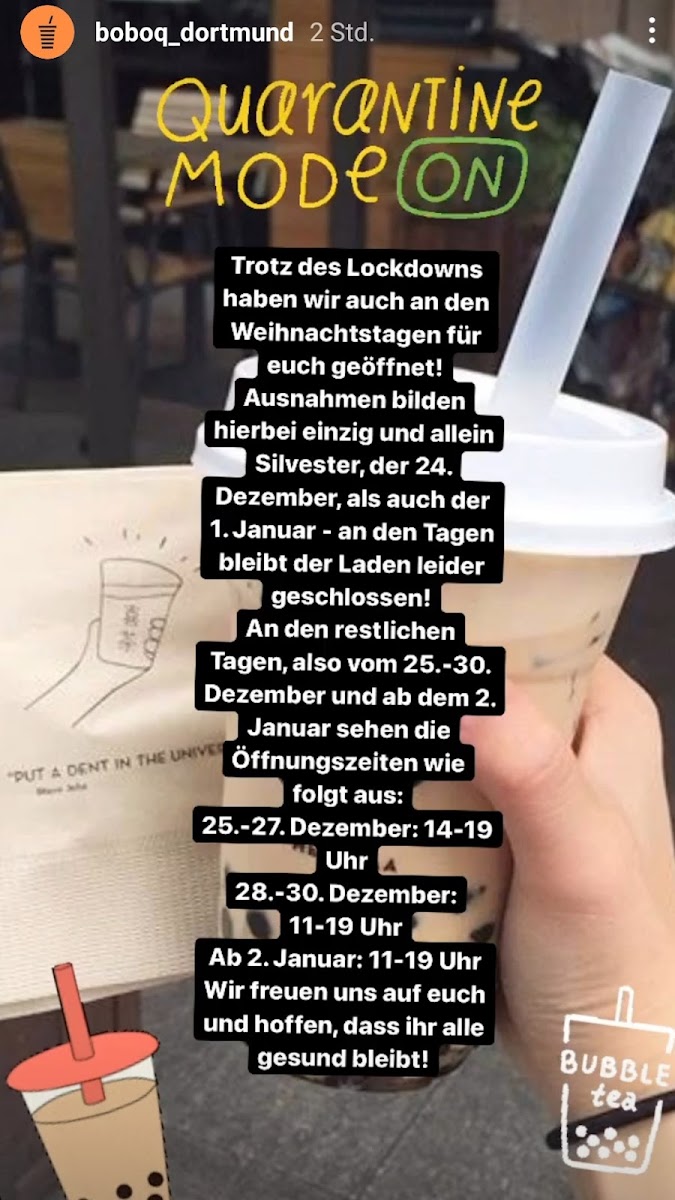BoboQ Bubble Tea Dortmund Photo Menu 5