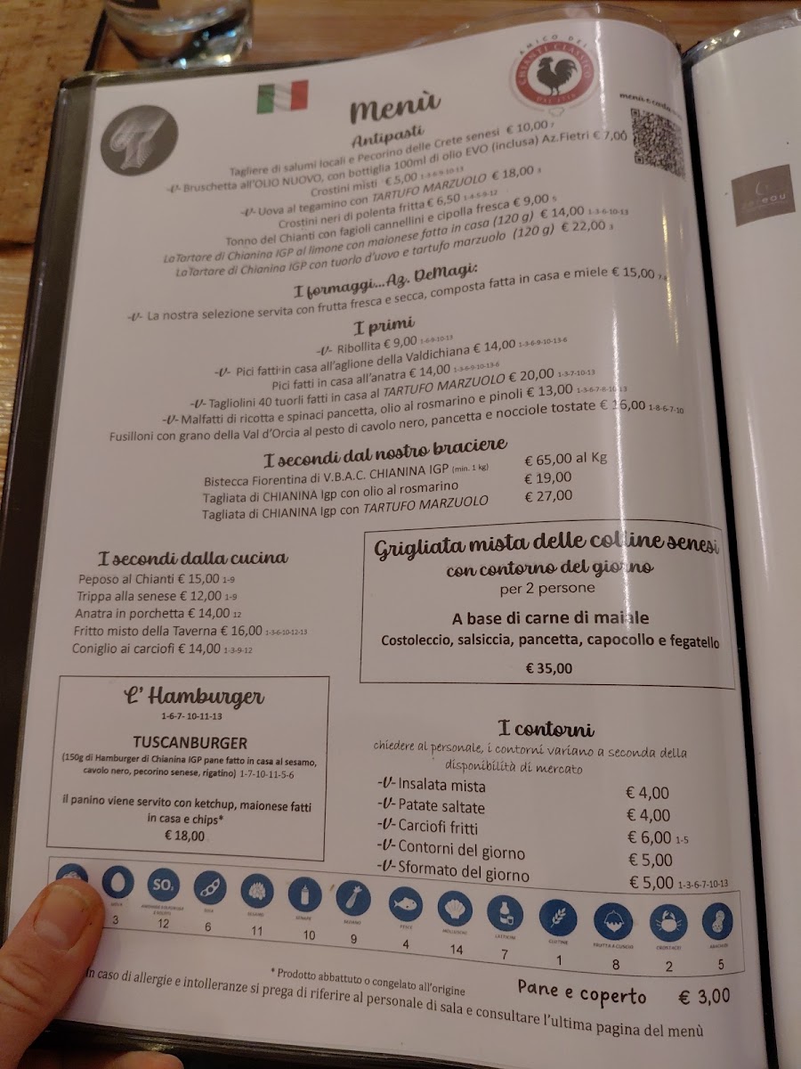 La Taverna della Berardenga Photo Menu 1