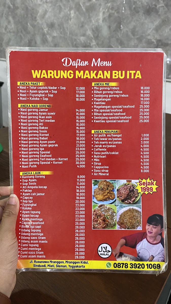 Warung Makan Bu Ita Photo Menu 1