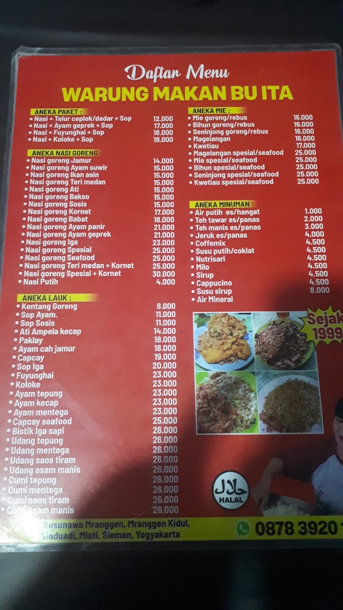 Warung Makan Bu Ita Photo Menu 10