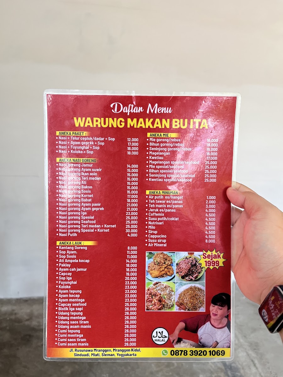Warung Makan Bu Ita Photo Menu 3