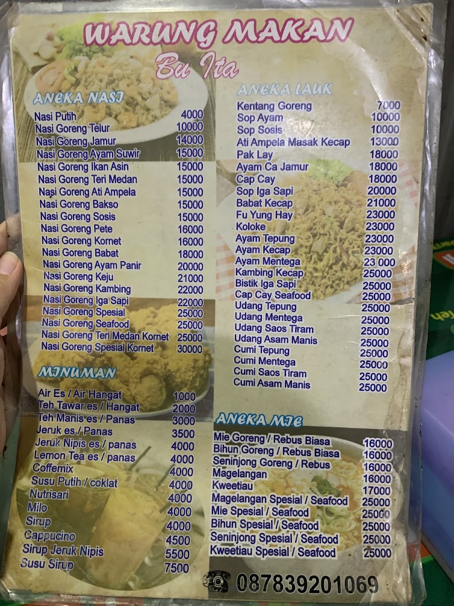 Warung Makan Bu Ita Photo Menu 6