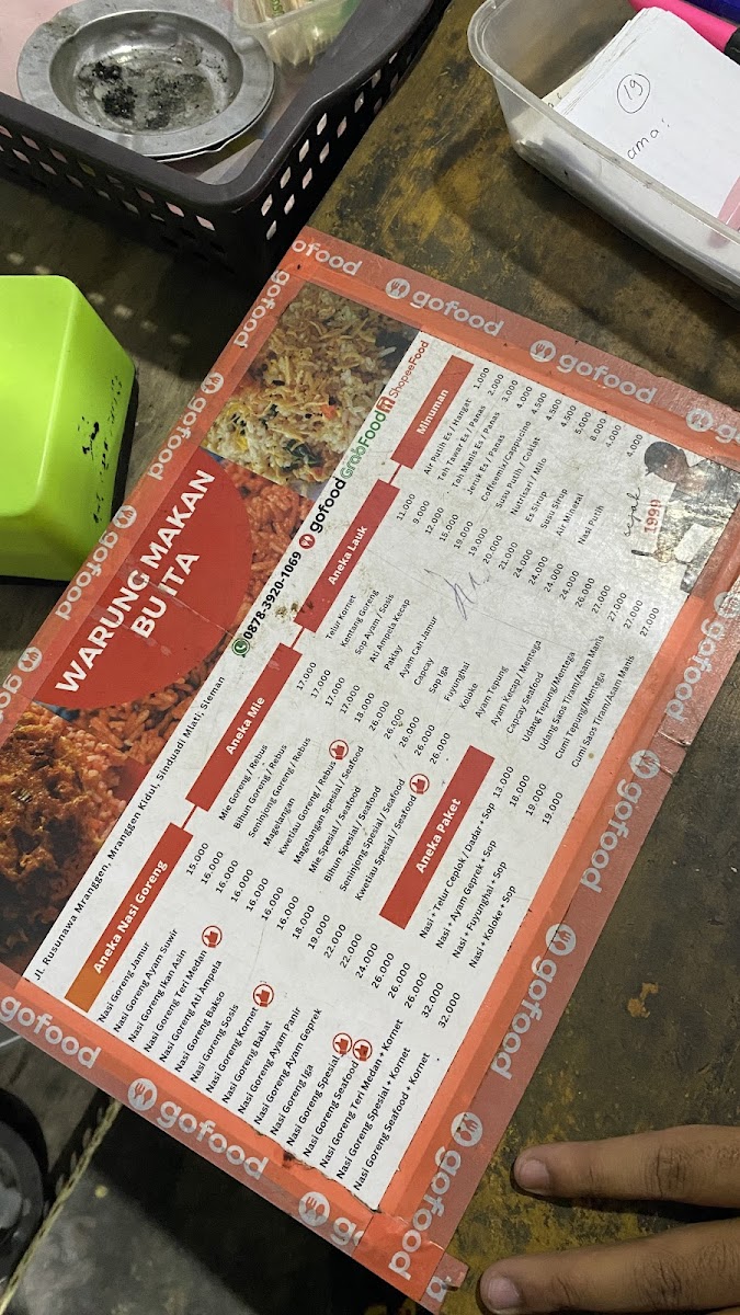 Warung Makan Bu Ita Photo Menu 7