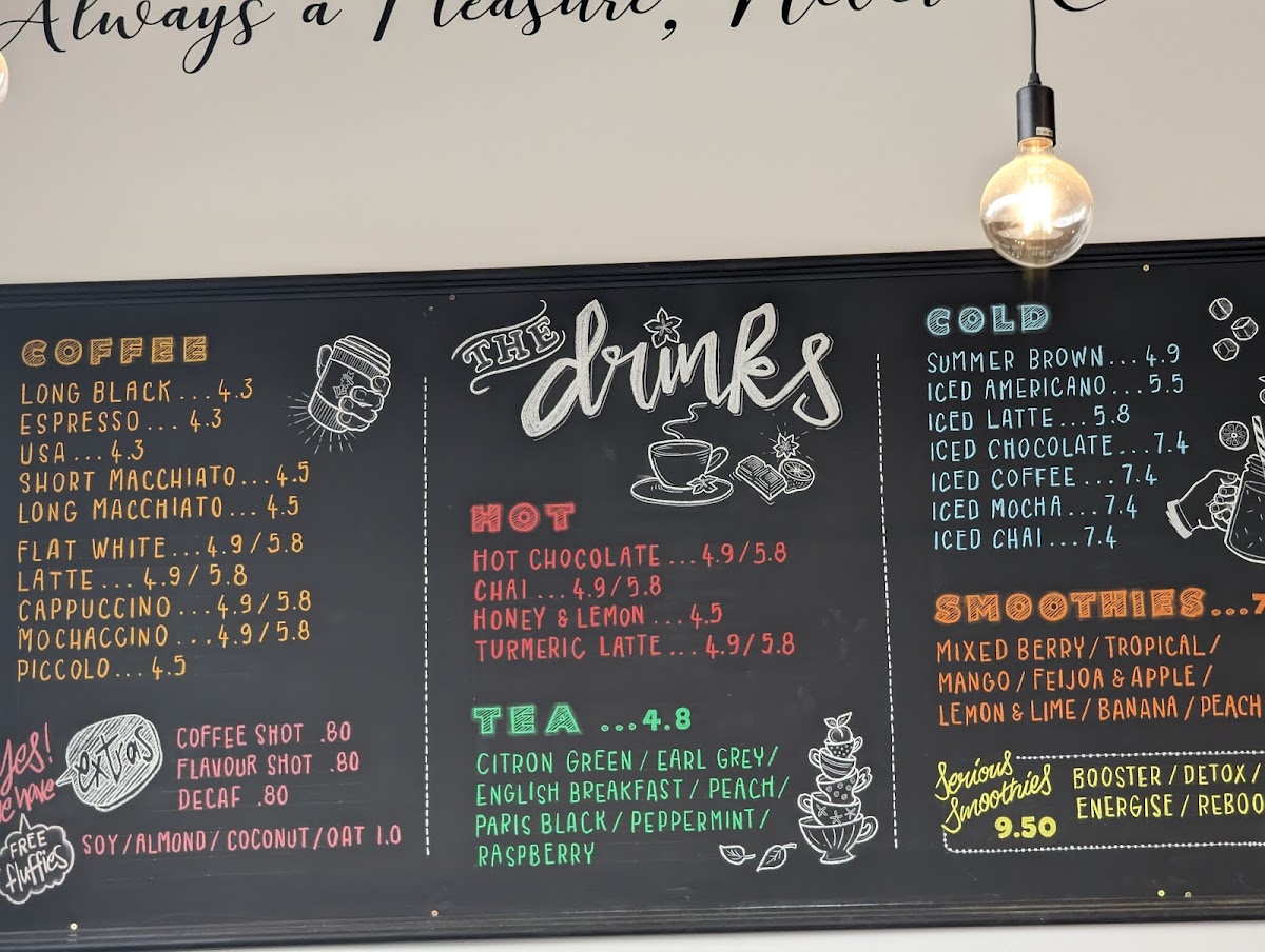 Black & White Coffee Cartel Marshland Photo Menu 2