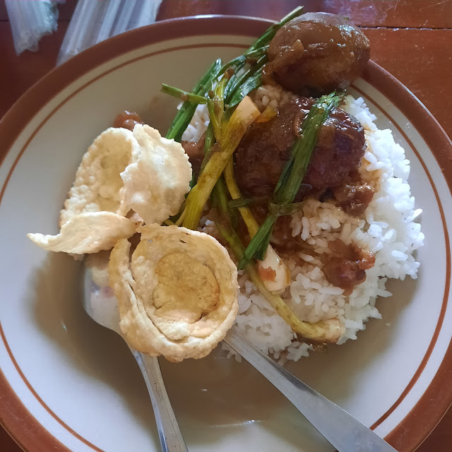 Nasi Ayam Kecap Enak