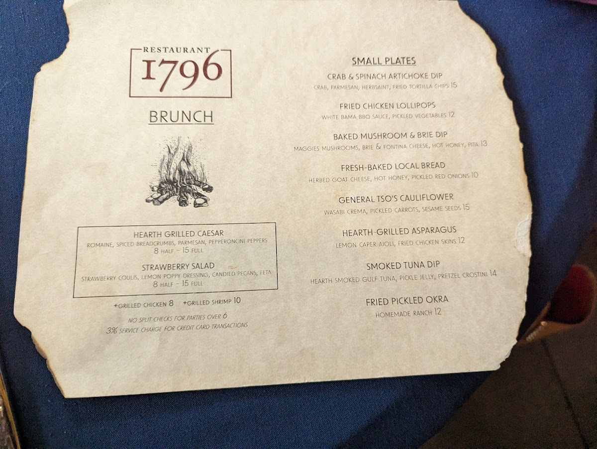 Restaurant 1796 Photo Menu 10