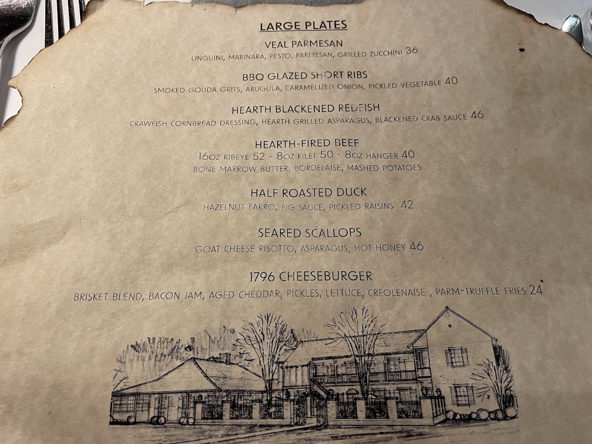 Restaurant 1796 Photo Menu 4