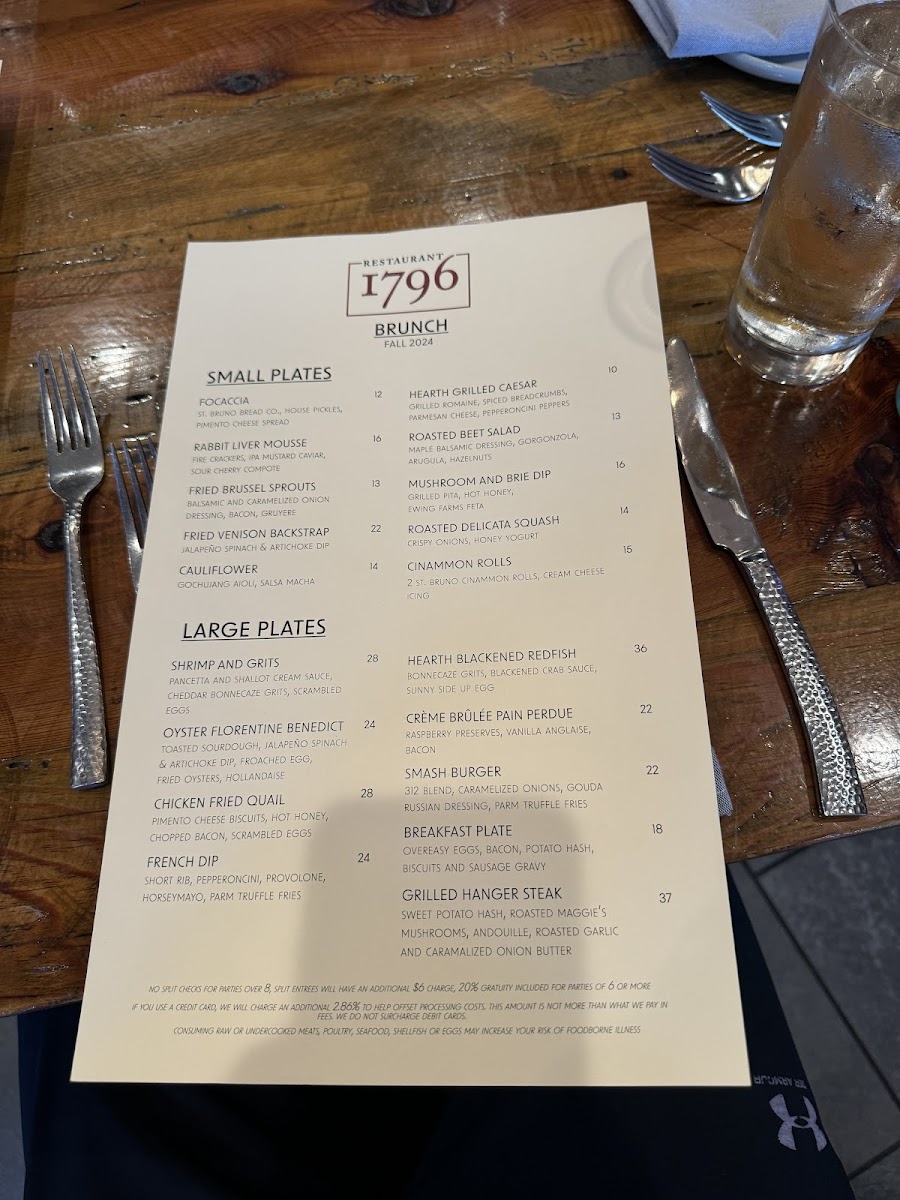 Restaurant 1796 Photo Menu 5