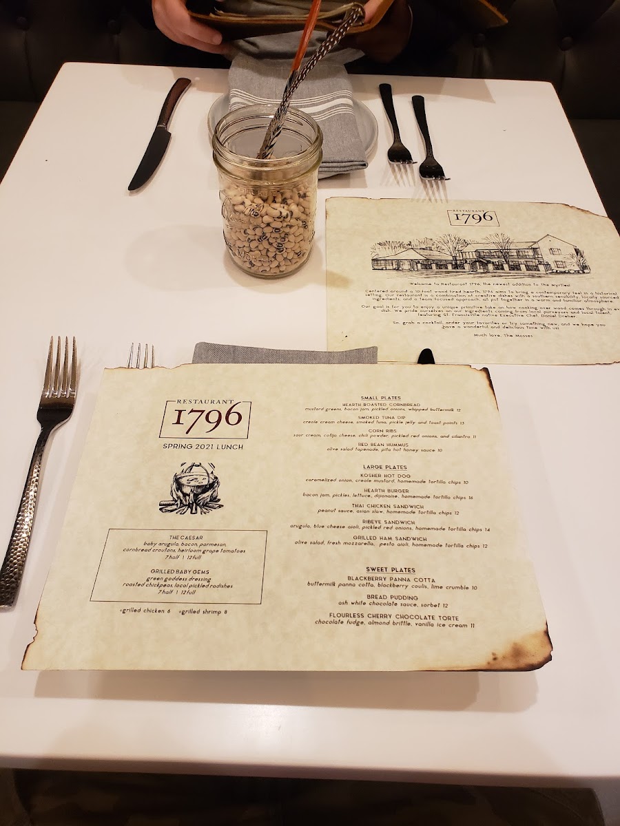 Restaurant 1796 Photo Menu 7