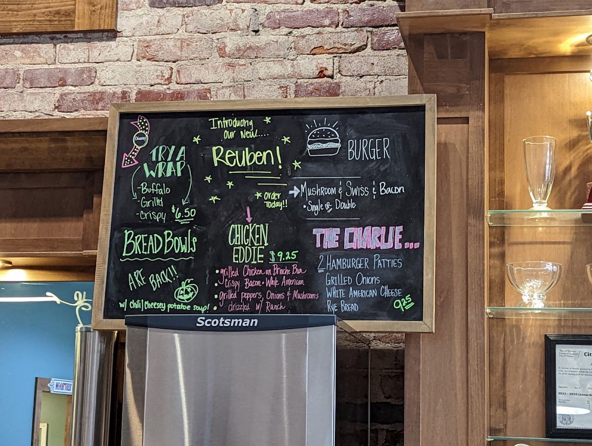 Odessa Creamery Photo Menu 5