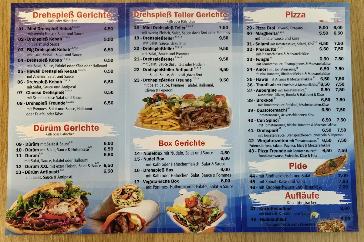 Bistro Freunde Photo Menu 1