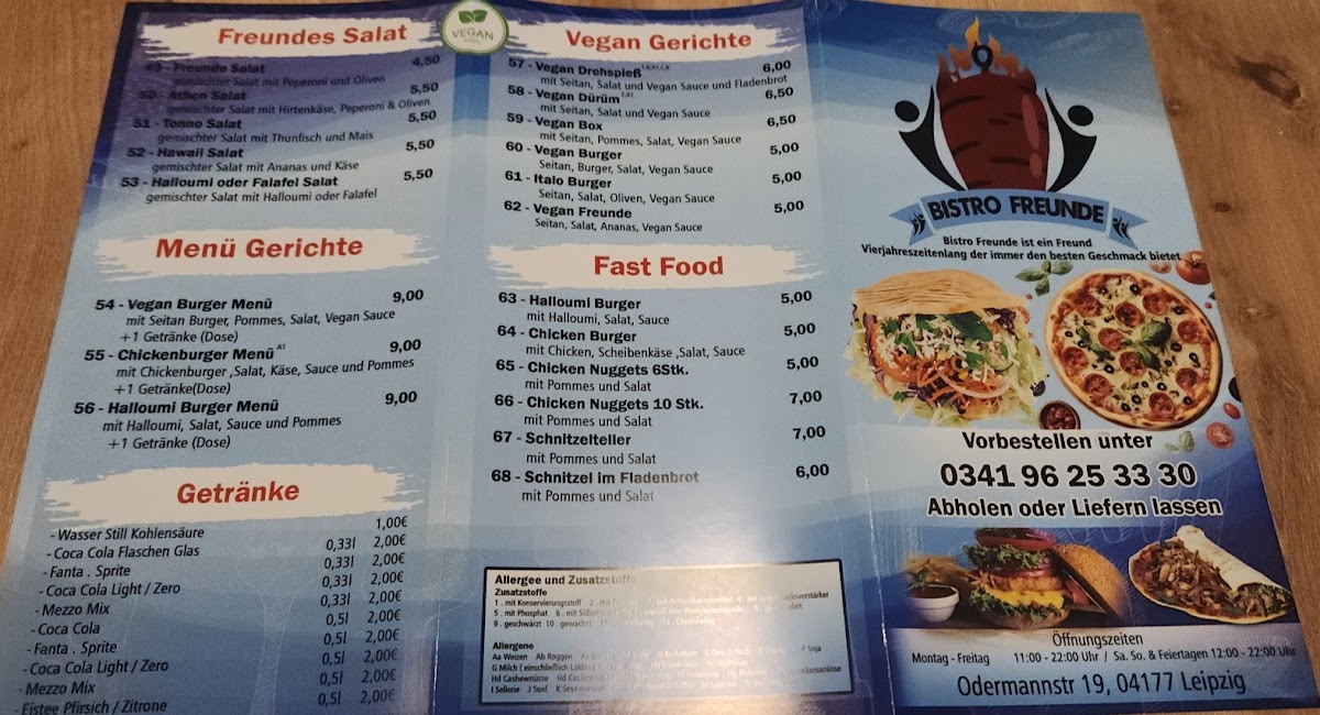 Bistro Freunde Photo Menu 3