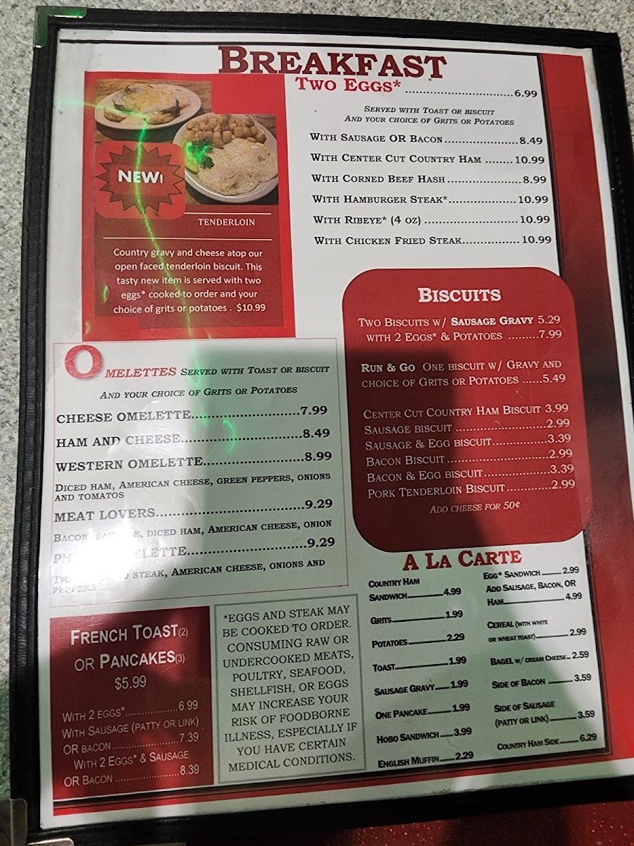Milestone Diner Photo Menu 9