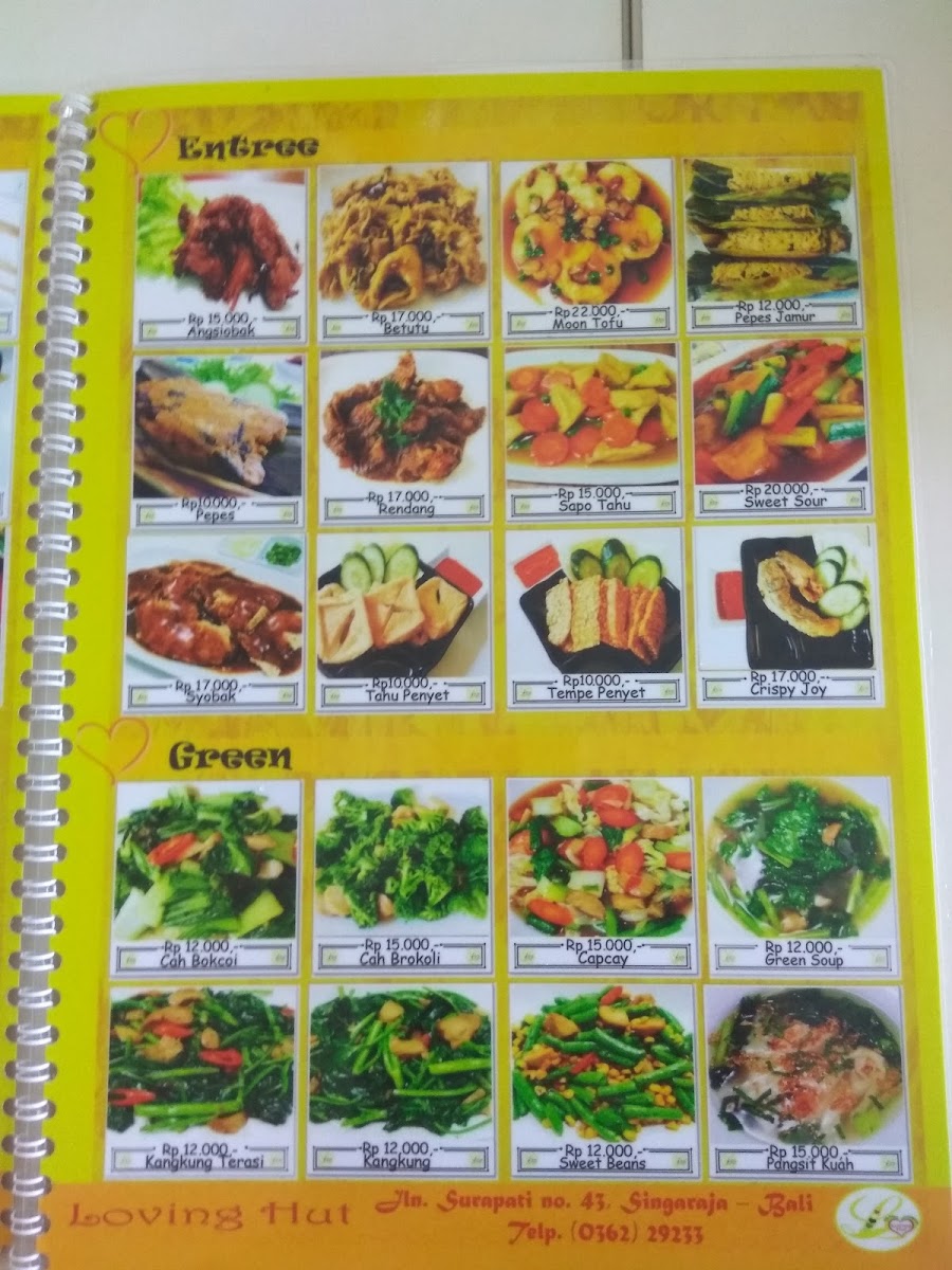 Loving Hut - Singaraja Photo Menu 6