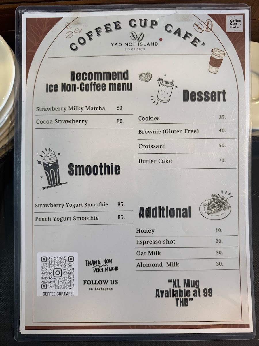 Coffee Cup Cafe Yao Noi Island Photo Menu 2