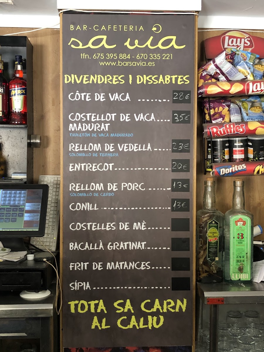 Bar Sa Via Photo Menu 1