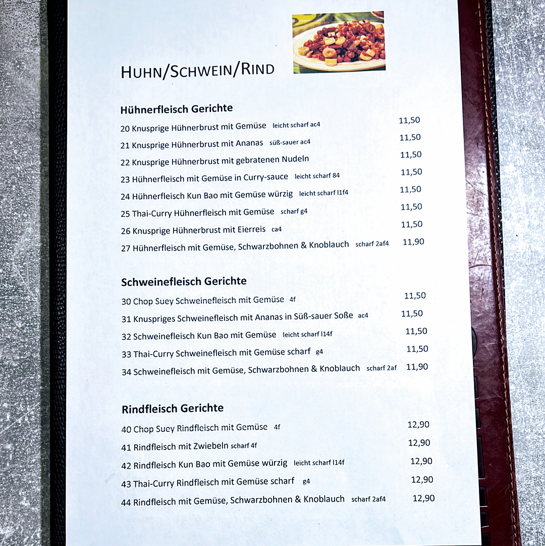New China Restaurant Photo Menu 1