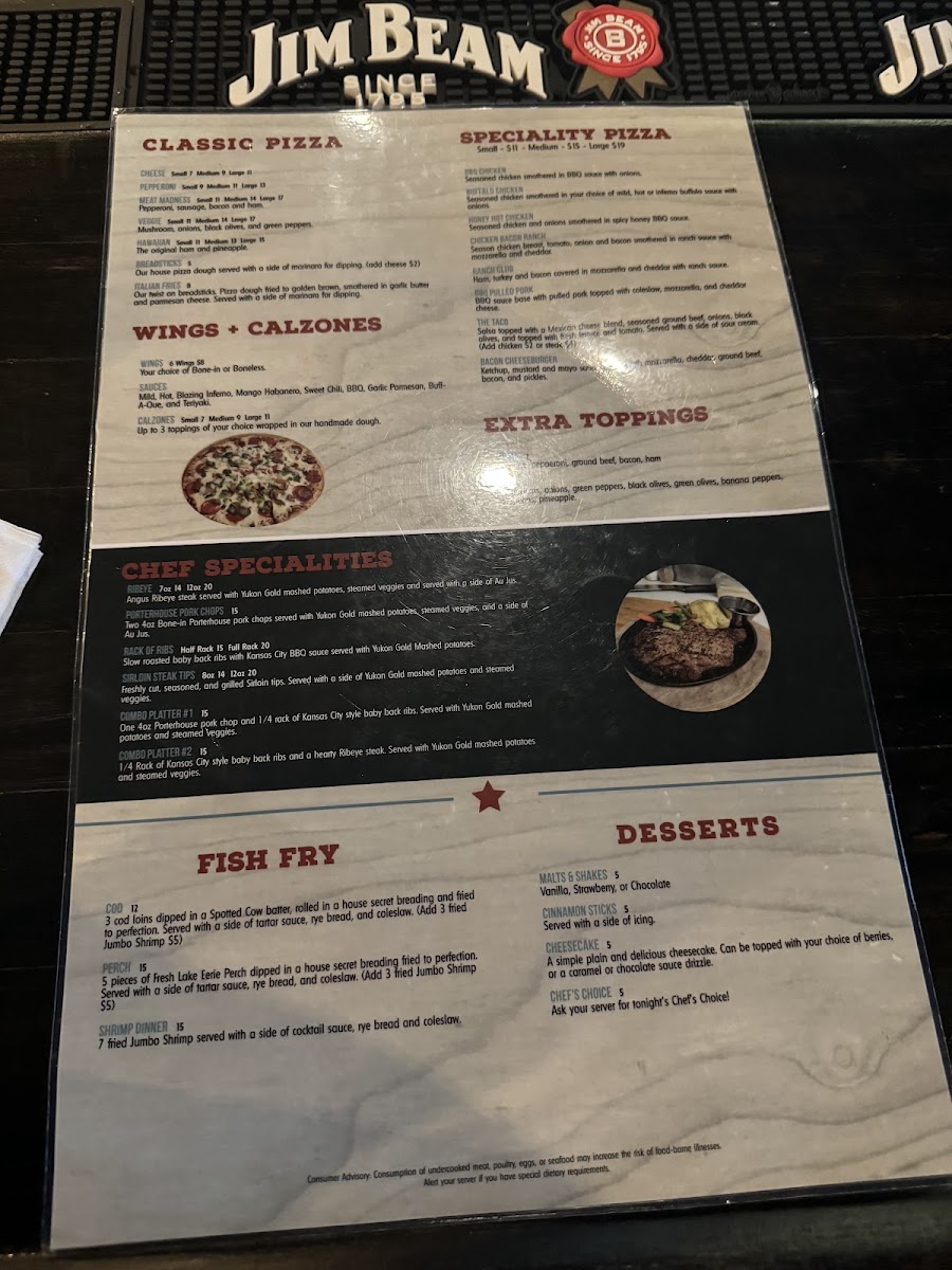 National Pizza Pub and Grille Photo Menu 3