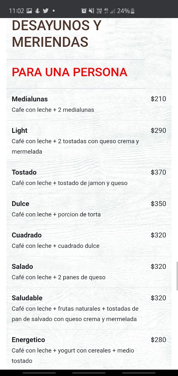 Bonafide 25 de Mayo Photo Menu 5