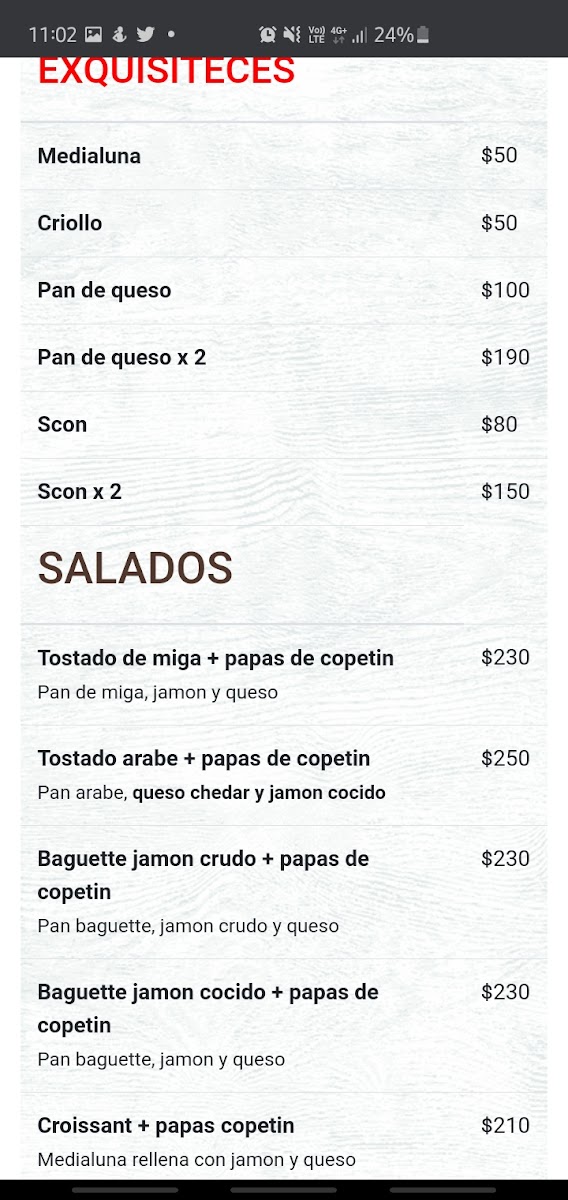 Bonafide 25 de Mayo Photo Menu 6