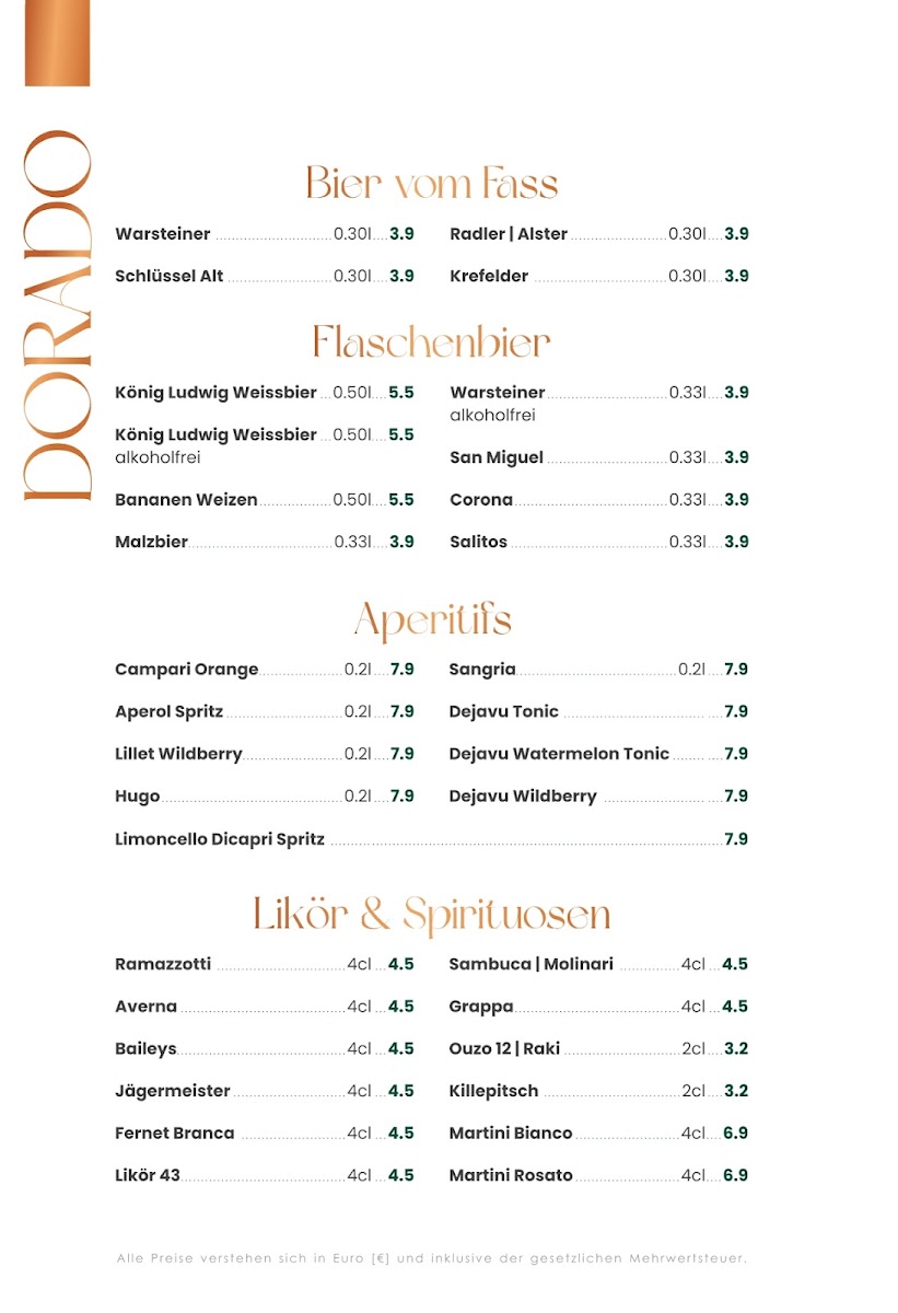 Dorado Restaurant Düsseldorf Photo Menu 4