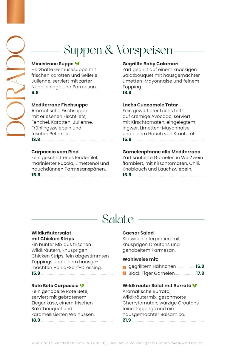 Dorado Restaurant Düsseldorf Photo Menu 6