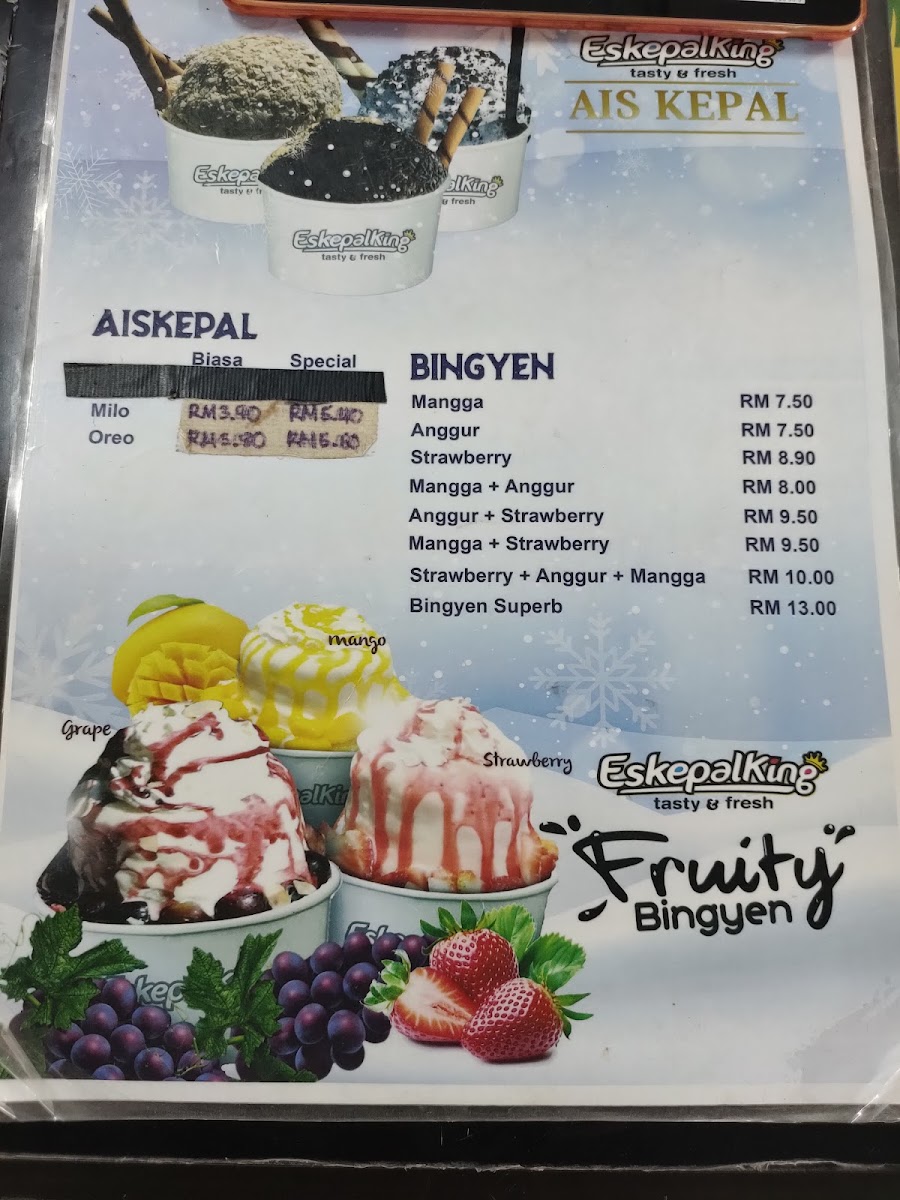 Eskepal King Photo Menu 1