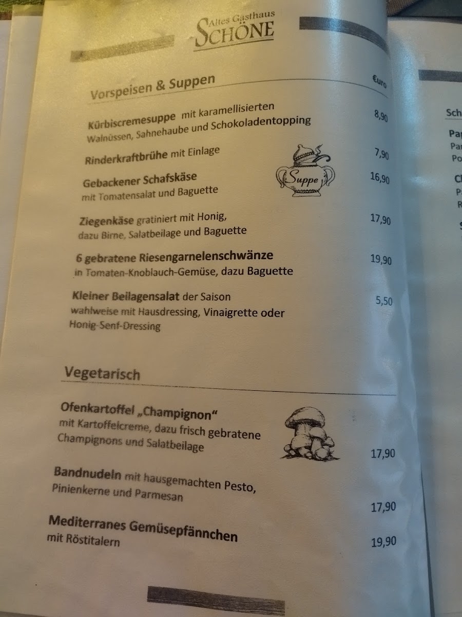 Altes Gasthaus Schöne Photo Menu 7