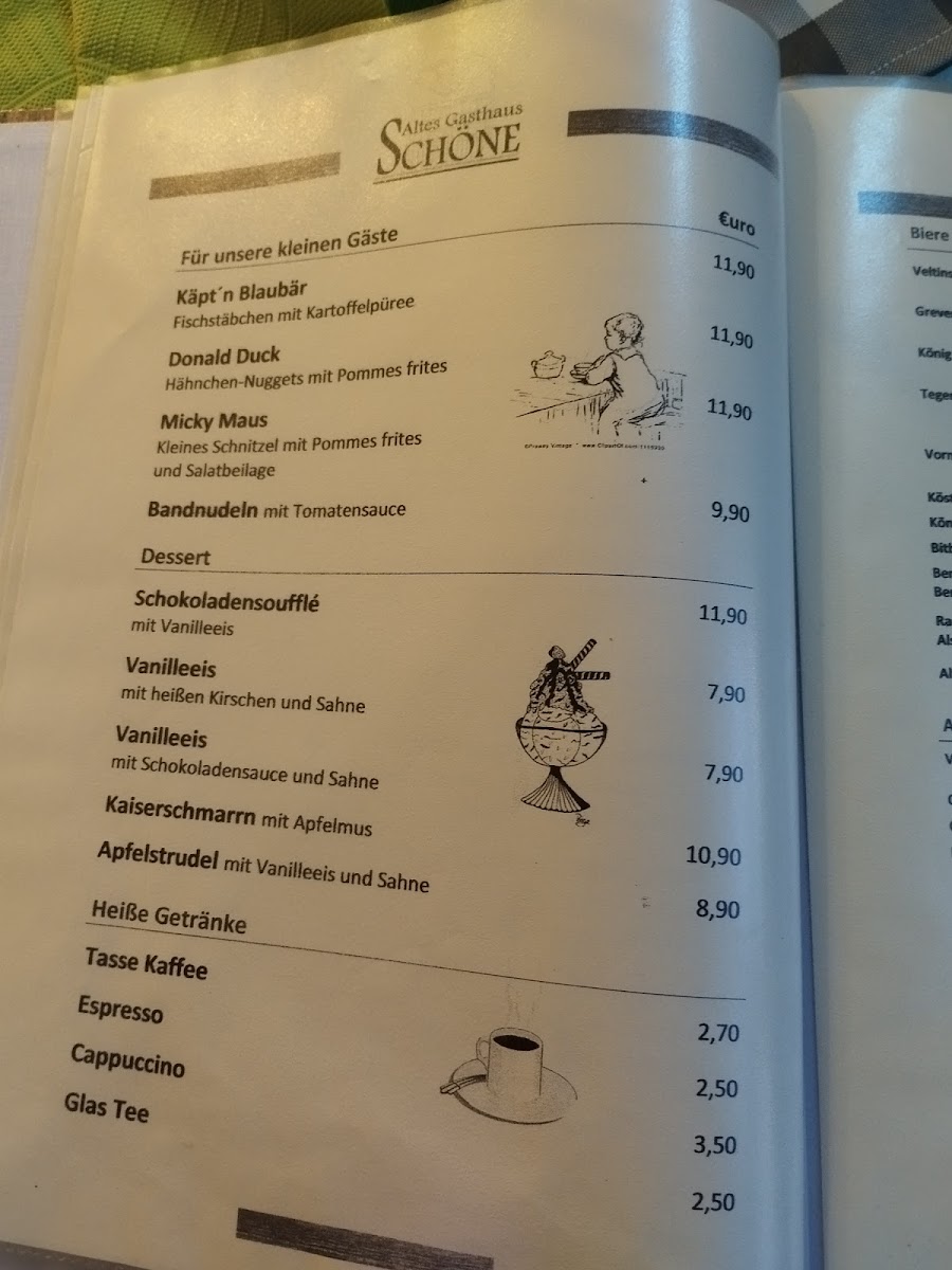 Altes Gasthaus Schöne Photo Menu 8