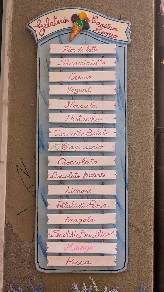 Gelateria capitan Romeo Photo Menu 1