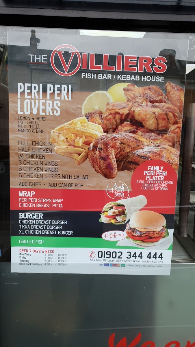Villiers Fish & Chips Photo Menu 8
