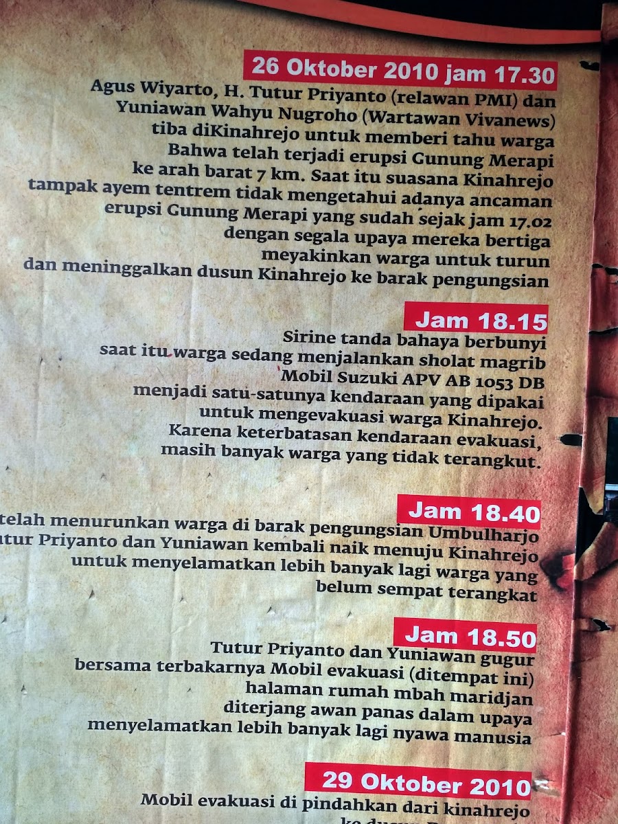 Kinahrejo petilasan mbh Maridjan Photo Menu 4