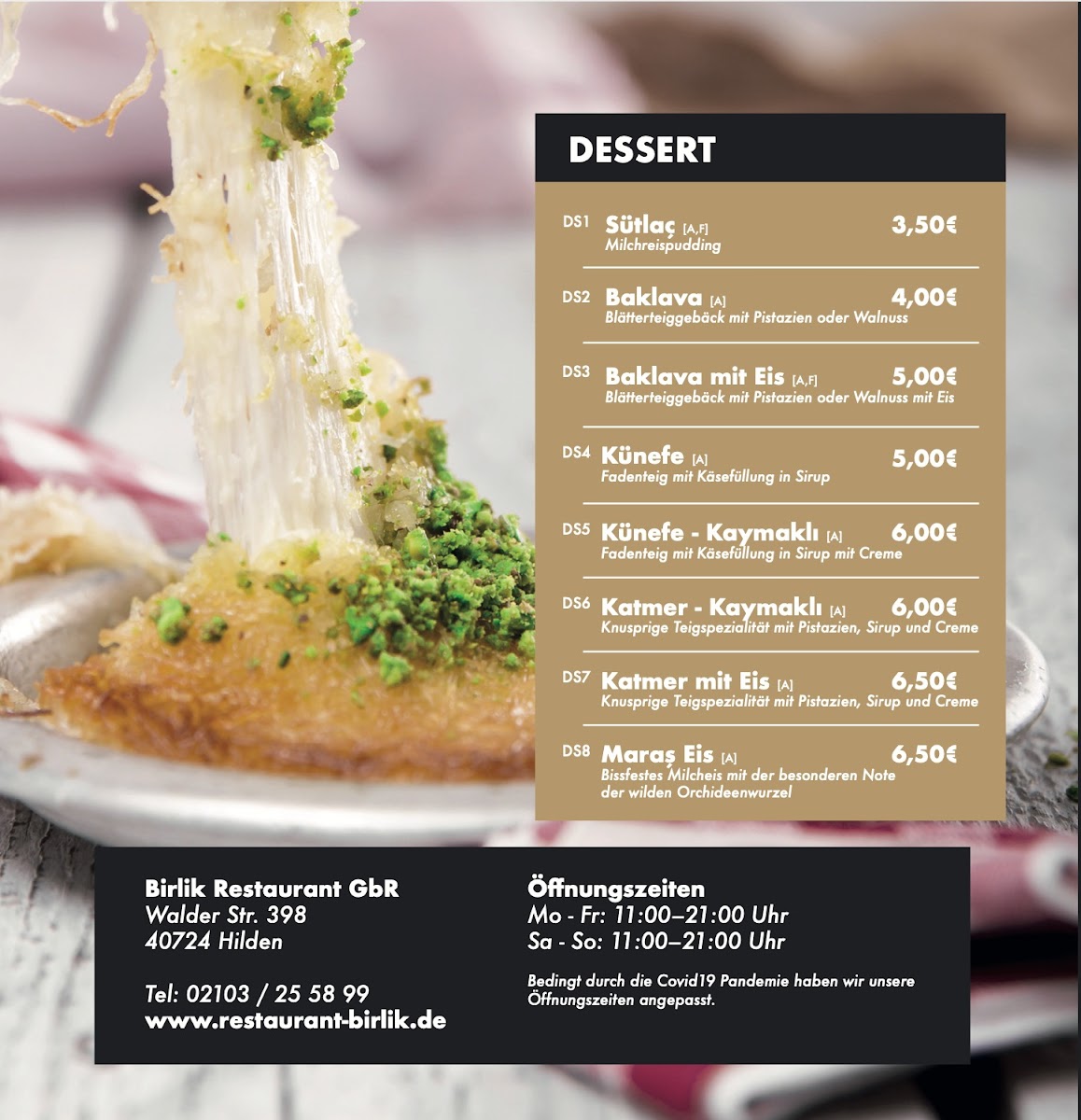 Birlik Restaurant Photo Menu 2
