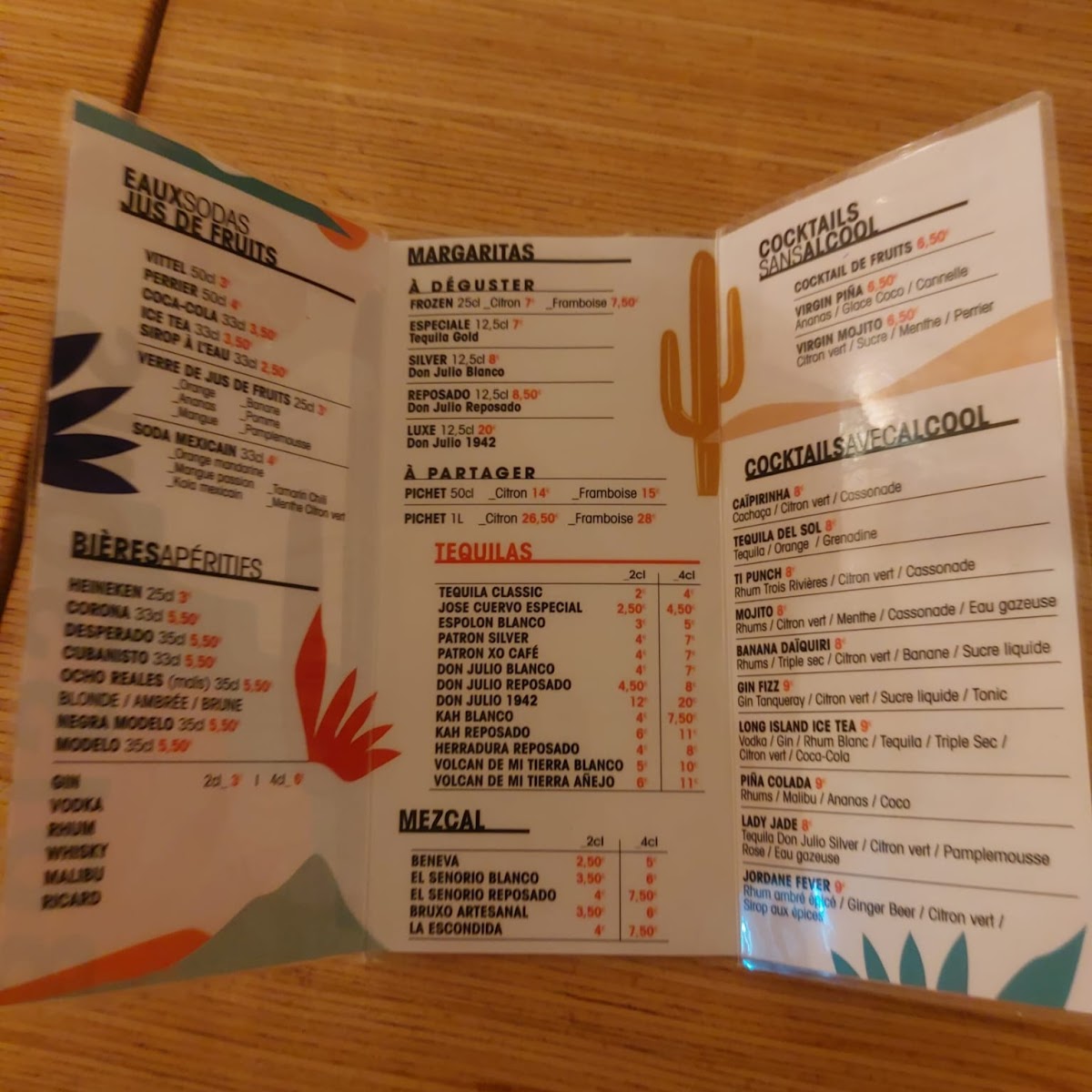 Les 3 Salsas Photo Menu 3