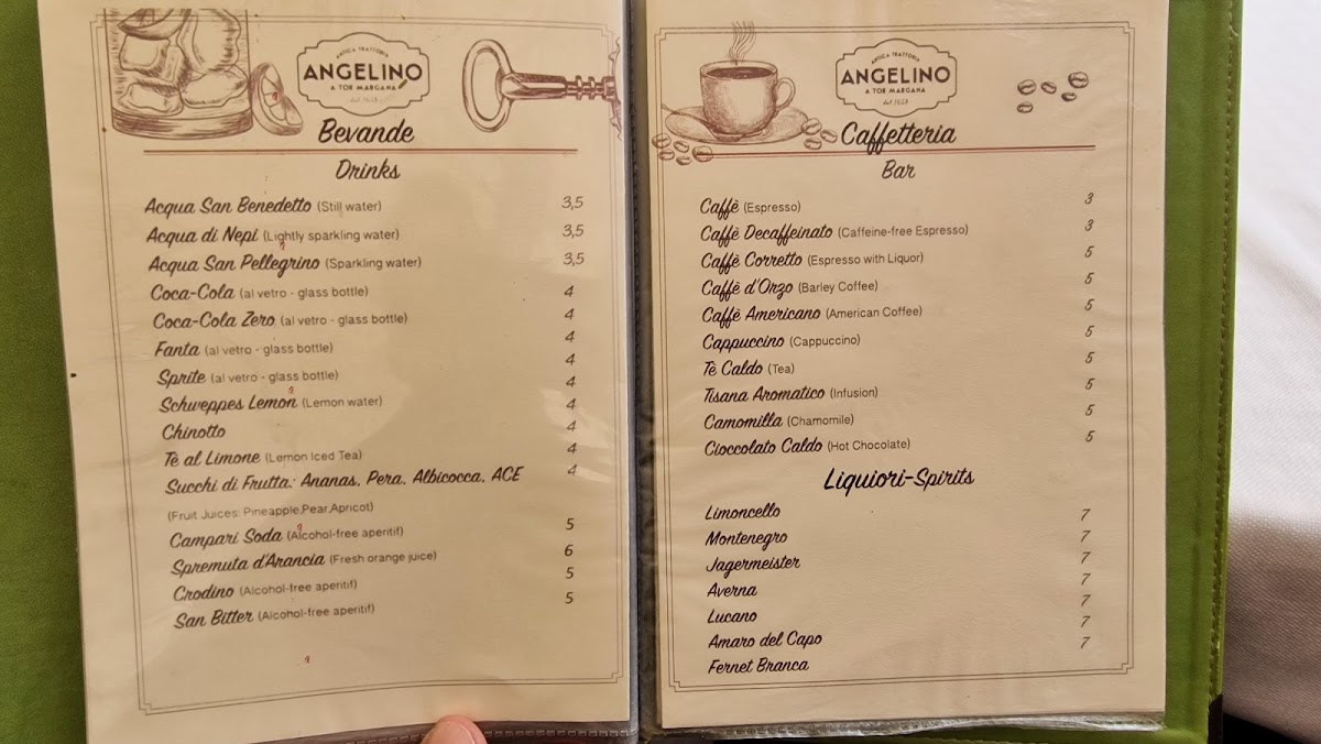Antica Trattoria Angelino Photo Menu 8