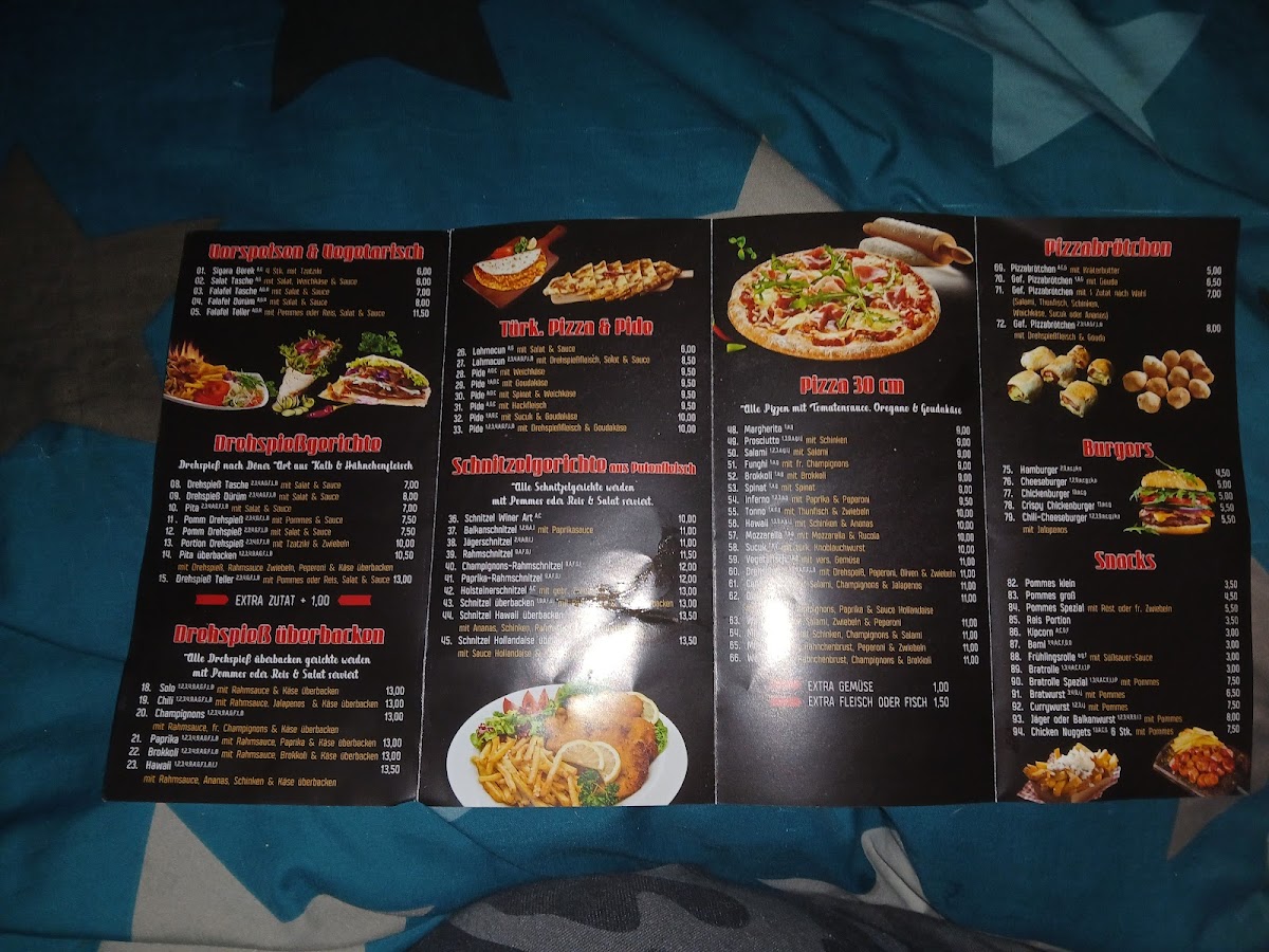 CENTER DÖNER & PİZARİA Photo Menu 1