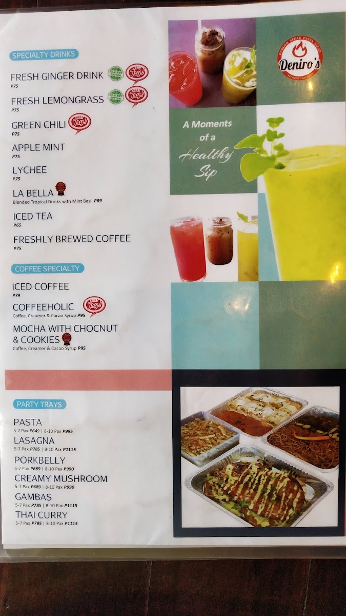 Deniro's Photo Menu 3