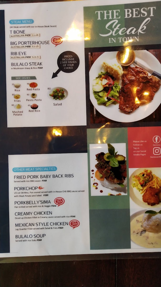 Deniro's Photo Menu 9